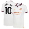 Camisola Manchester City Grealish 10 Homen Equipamento 2ª 23/24